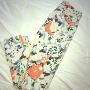 Floral Skinny Jeans